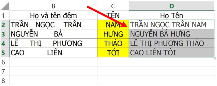 Cách sử dụng hàm TRIM trong Excel cực đơn giản có thể bạn chưa biết - hình 4