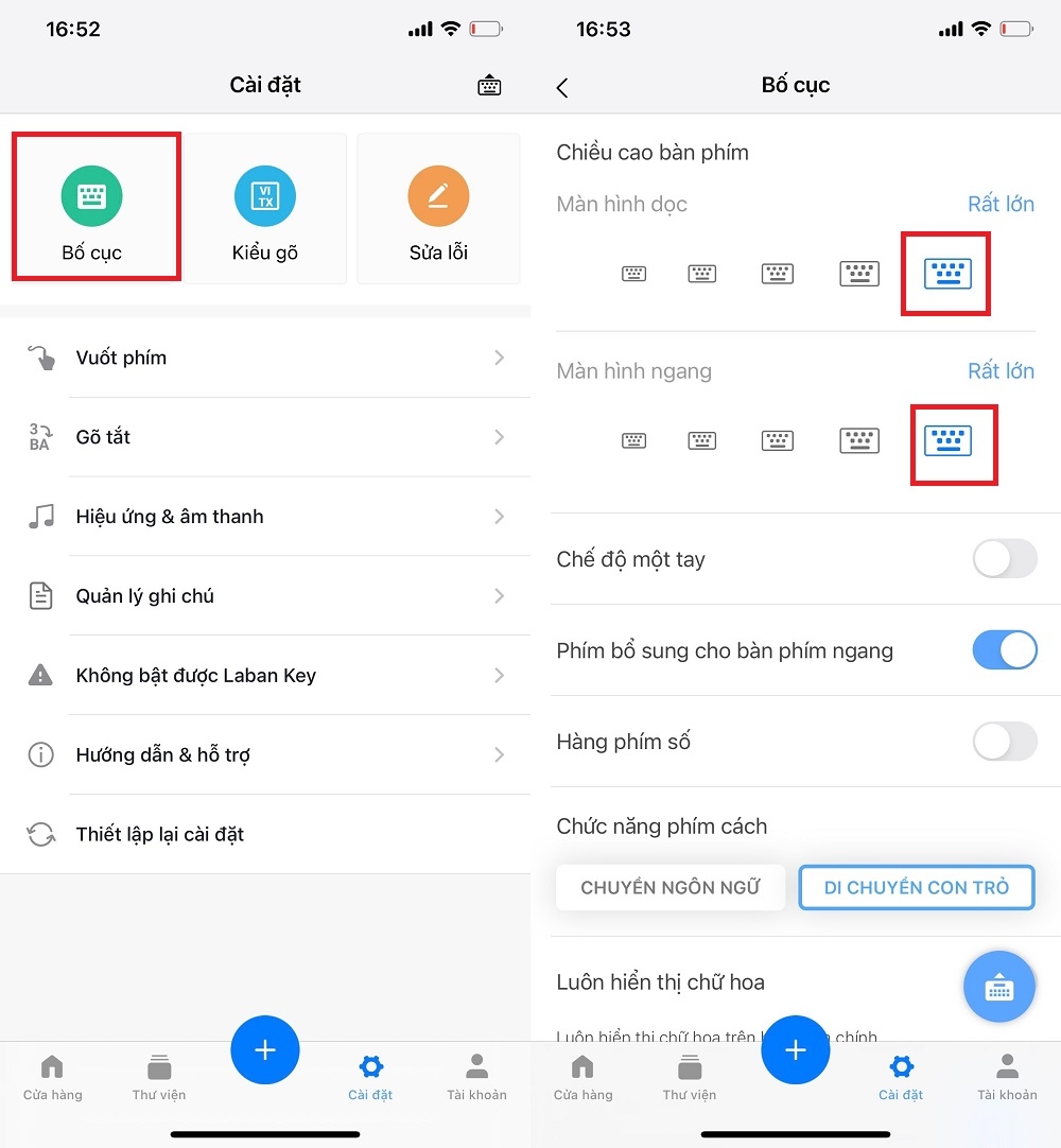 Các cách tăng kích thước bàn phím trên điện thoại iPhone 2