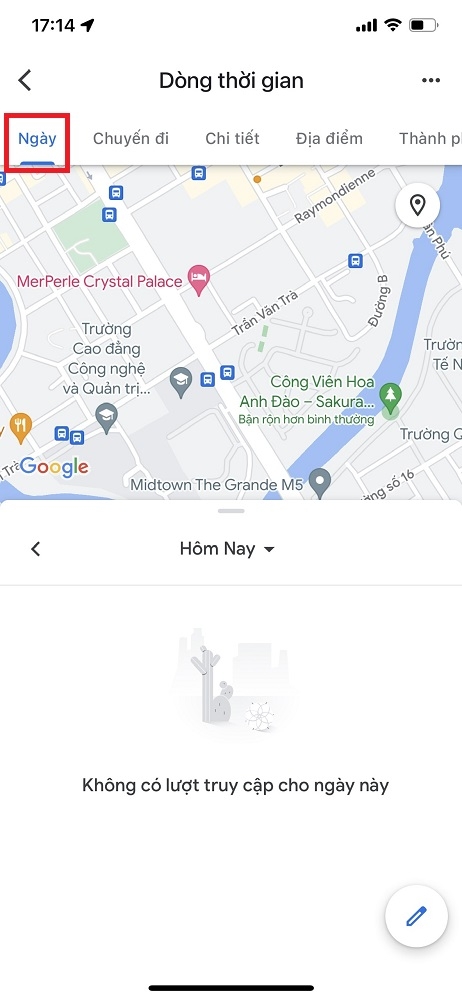 Chia sẻ bạn cách xem dòng thời gian trên Google Maps 4