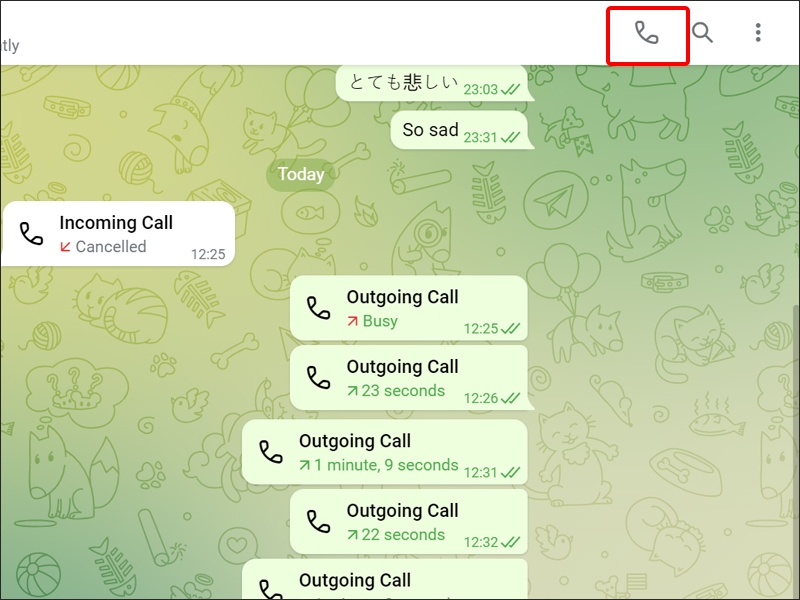 Nhấn vào Cuộc gọi