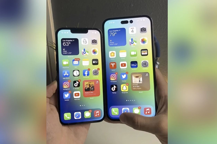 Ảnh trên tay iPhone 14 rò rỉ