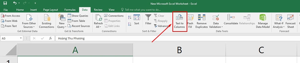 Tách họ tên trong Excel - Ảnh 03