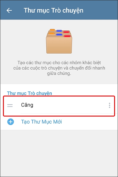 Chọn Thư mục của bạn