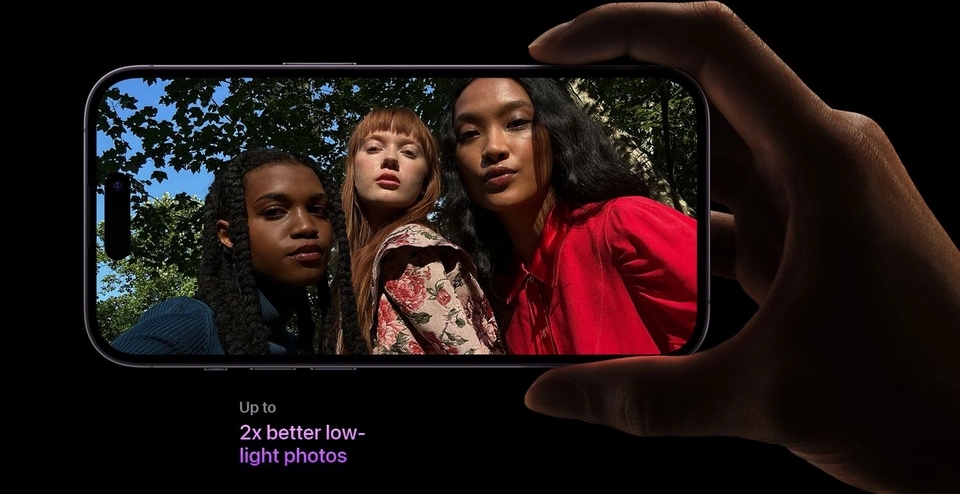 Camera selfie tự động lấy nét và khẩu độ lớn hơn