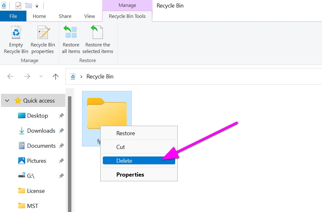 Cách xóa file và thư mục cứng đầu trên Windows 10 và 11 - Ảnh 4