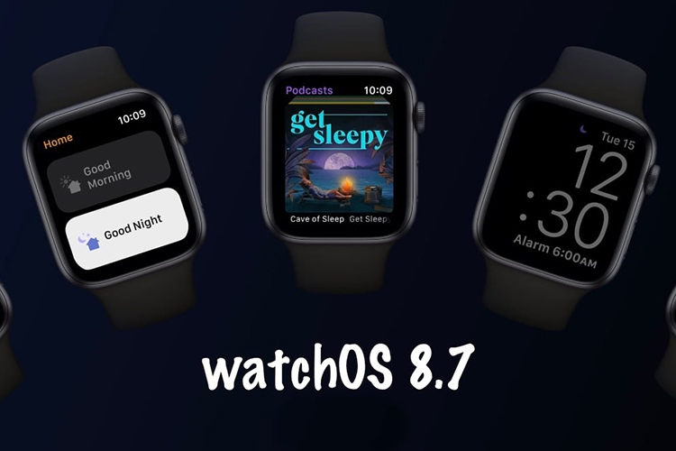 Đã có bản cập nhật watchOS 8.7 beta 5, mời bạn cập nhật