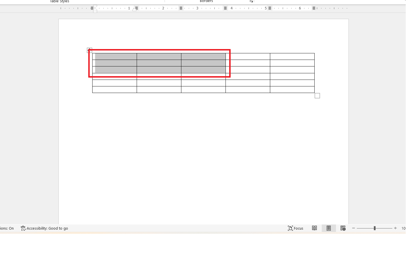 Cách gộp ô trong Word 1