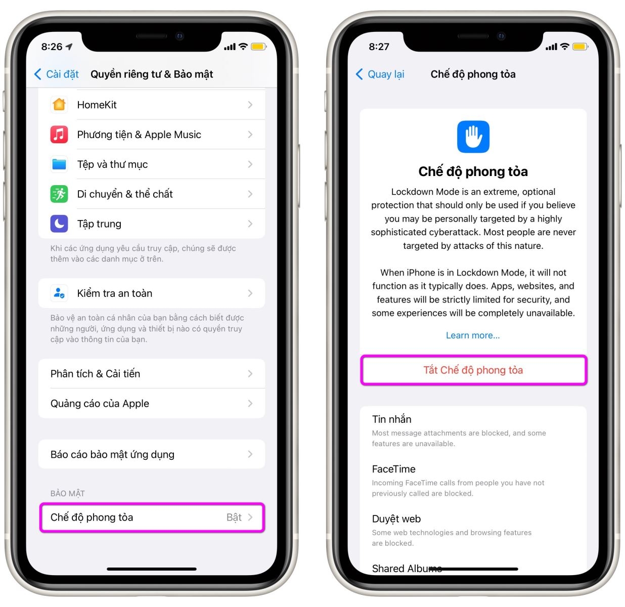 Cách bật chế độ Lockdown trên iPhone - Ảnh 4
