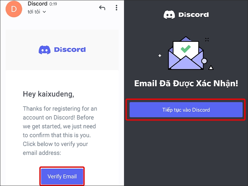 Xác nhận Email của bạn