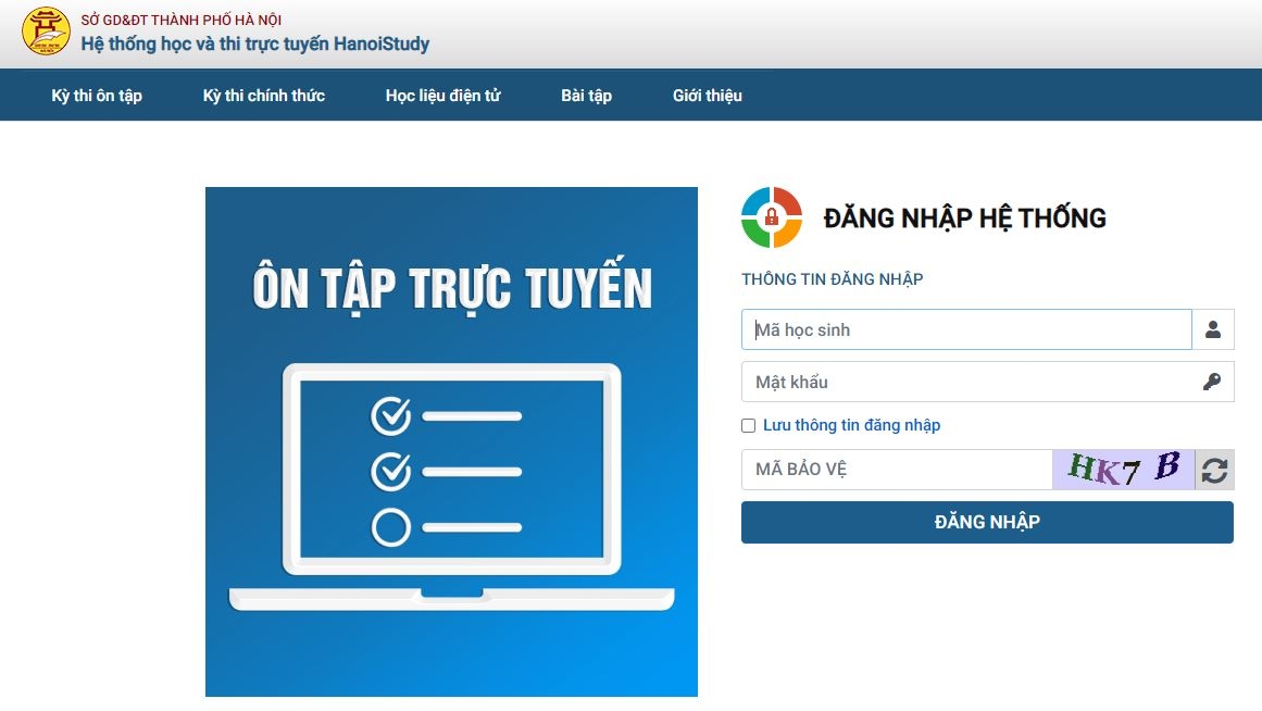 Cách tra cứu điểm thi vào lớp 10 Hà Nội 4