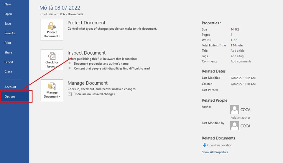 Thay đổi đơn vị trong Word - Ảnh 03