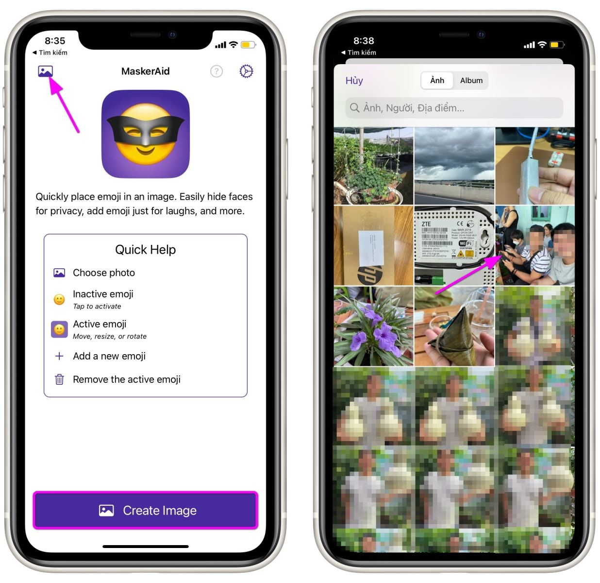 Cách che mặt trong ảnh trên iPhone - Ảnh 2