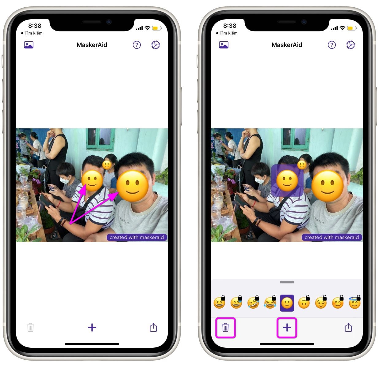 Cách che mặt trong ảnh trên iPhone - Ảnh 3