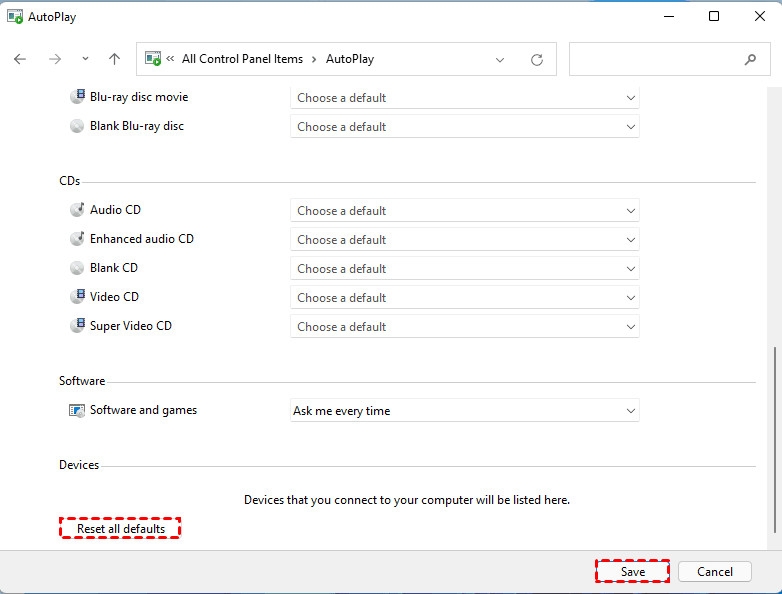 Mẹo sửa lỗi AutoPlay không hoạt động trên Windows 11 (5)