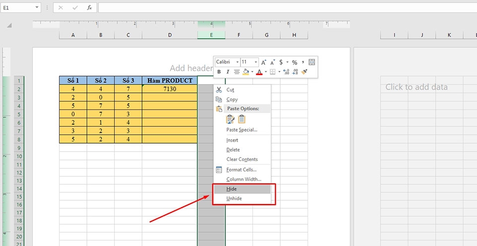 Chỉnh trước khi in Excel - Ảnh 04 Chỉnh trước khi in Excel - Ảnh 04