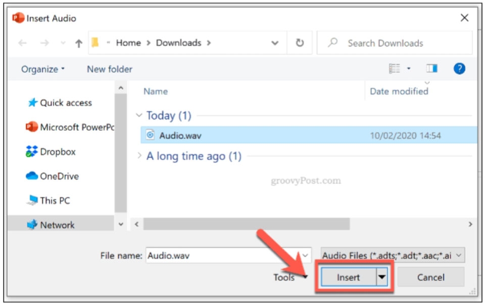 Chèn âm thanh vào PowerPoint - Ảnh 07