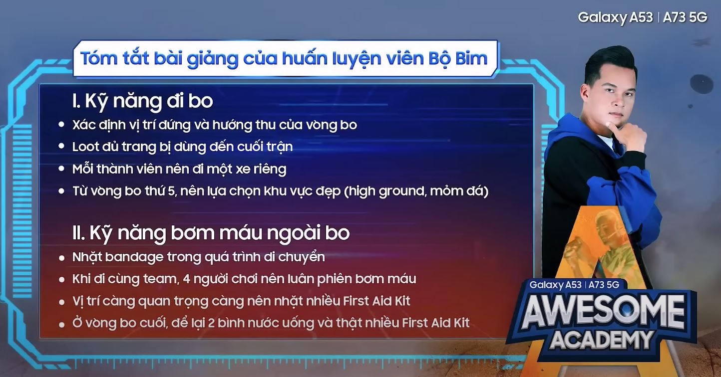 5 tips hữu ích từ Awesome Academy cho game thủ Samsung Galaxy A73 5G mà bạn nên biết 7
