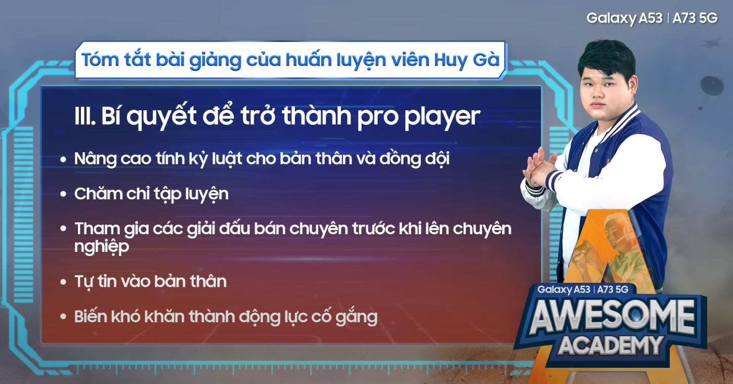 5 tips hữu ích từ Awesome Academy cho game thủ Samsung Galaxy A73 5G mà bạn nên biết 9