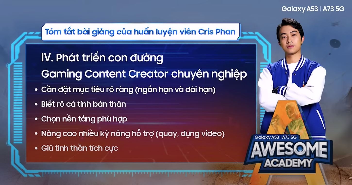 5 tips hữu ích từ Awesome Academy cho game thủ Samsung Galaxy A73 5G mà bạn nên biết 11