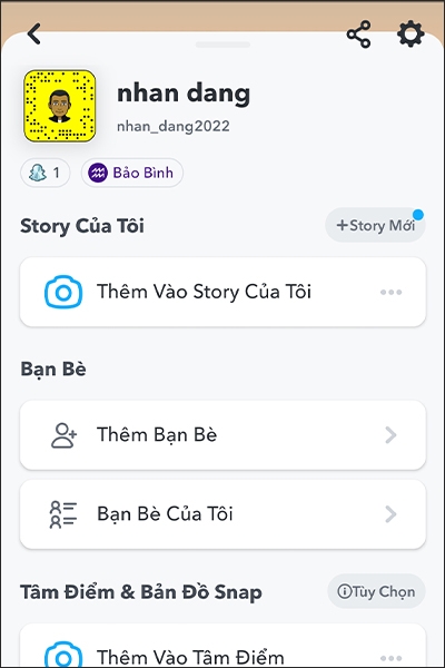 Giao diện sau khi thay đổi ngôn ngữ thành công