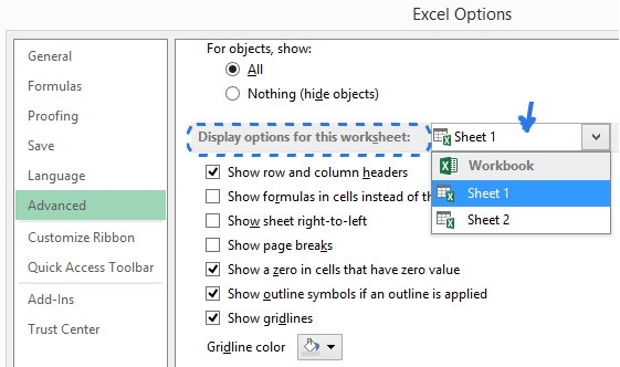 Mẹo sửa lỗi Excel không in được đường lưới (5)