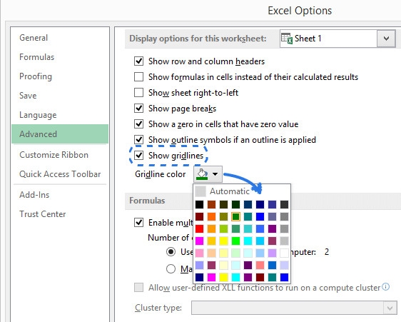 Mẹo sửa lỗi Excel không in được đường lưới (6)