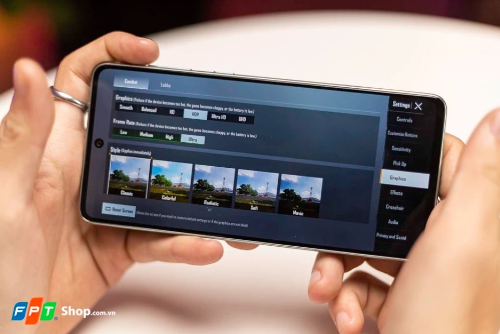 Tranh tài PUBG mượt mà trên Samsung Galaxy A73 5G 9