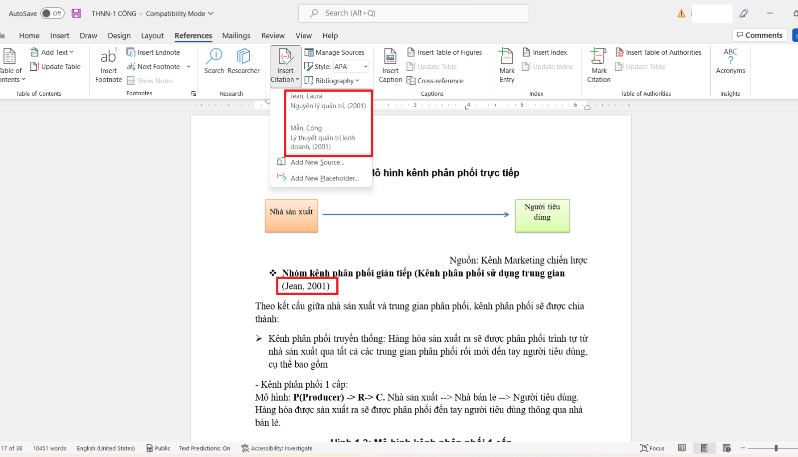 Cách ghi nguồn trích dẫn tài liệu tham khảo trong Word 3