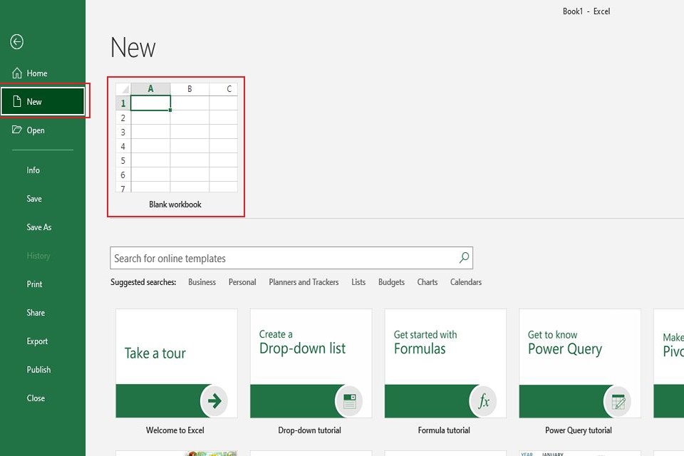 Tạo thêm một Workbook mới - bước 2