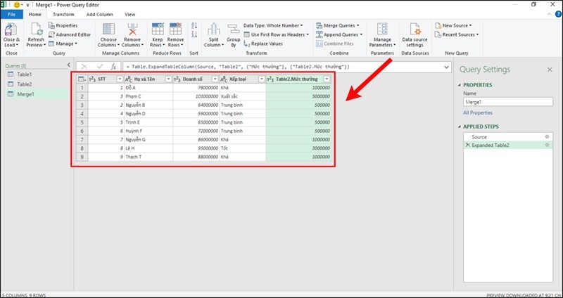 lấy dữ liệu từ bảng này sang bảng khác trong excel (13)