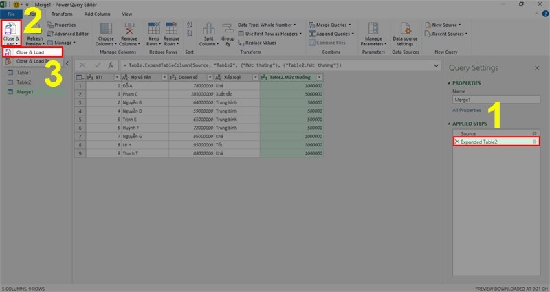 lấy dữ liệu từ bảng này sang bảng khác trong excel (14)