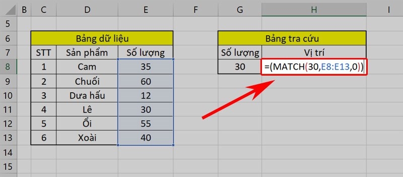 lấy dữ liệu từ bảng này sang bảng khác trong excel (5)