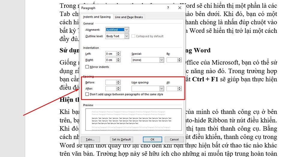 Sửa lỗi không căn lề được trong Word - Ảnh 08 Sửa lỗi không căn lề được trong Word - Ảnh 08
