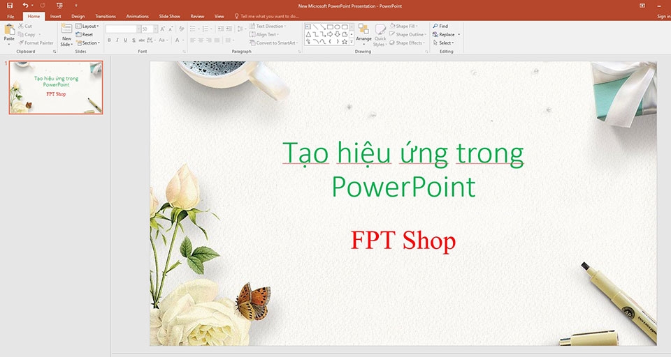 Tạo hiệu ứng trong PowerPoint - Ảnh 02