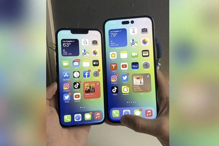 Viền màn hình iPhone 14 mỏng hơn