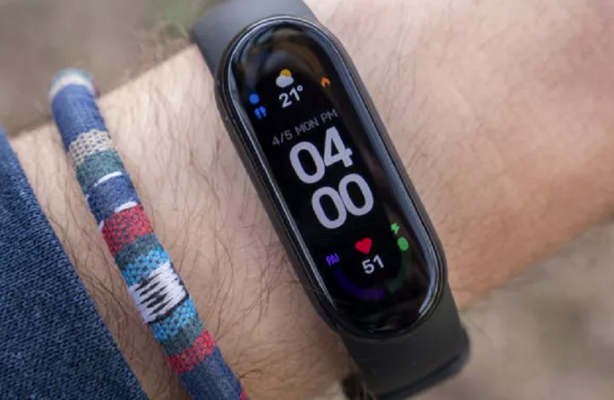 Màn hình Mi Band 6 nhỏ hơn