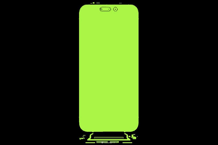 Màn hình iPhone 14 viên thuốc