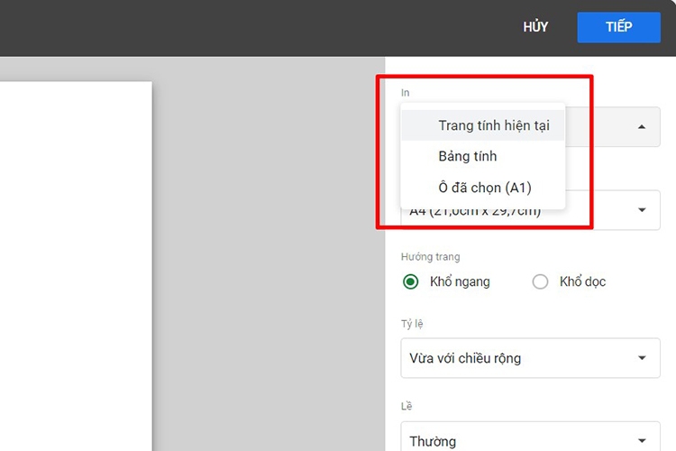 Cách in Excel vừa trang giấy A4 (Hình 13)