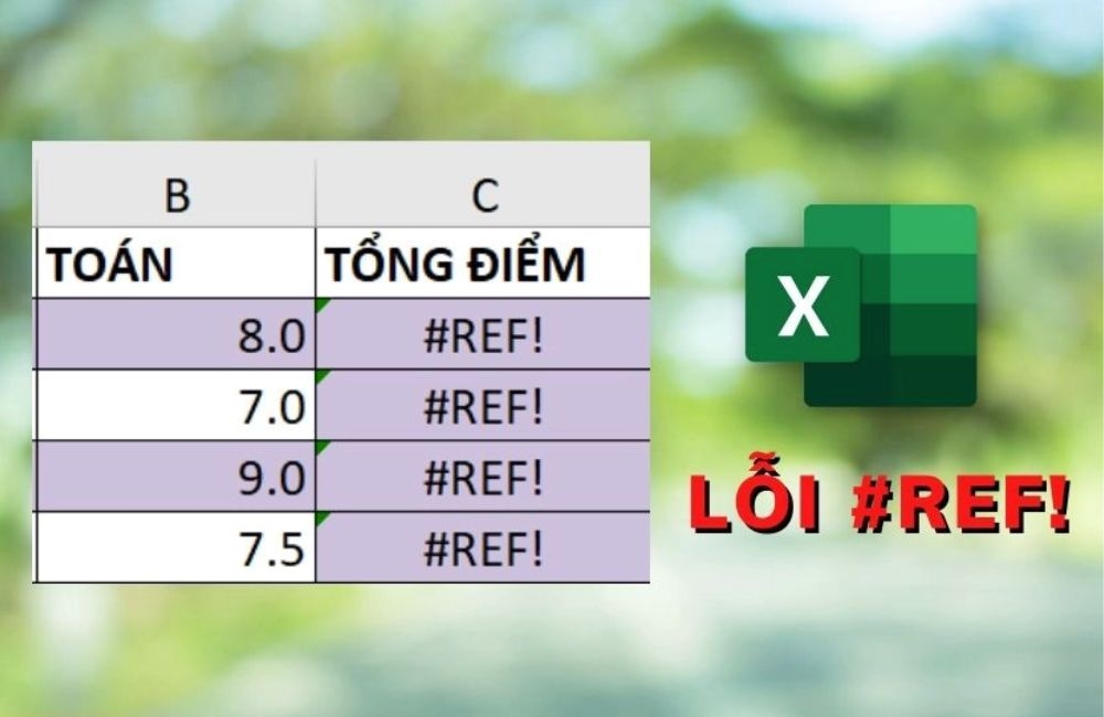 Lỗi #REF! trong Excel 