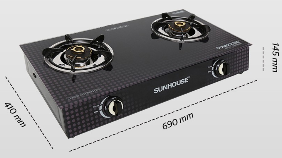 Bếp gas dương kính Sunhouse SHB3366MT - hình 2