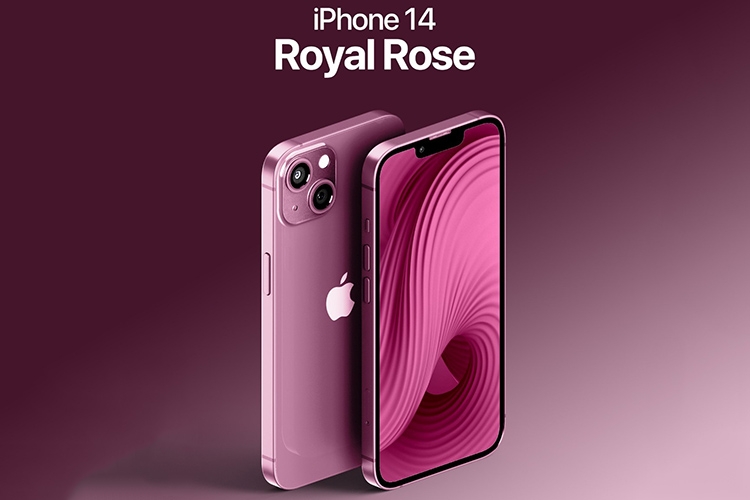 iPhone 14 Max màu hồng có tone pastel