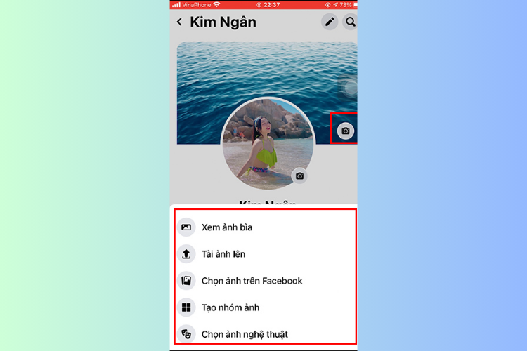 Cách đổi ảnh bìa Facebook không ai biết 5