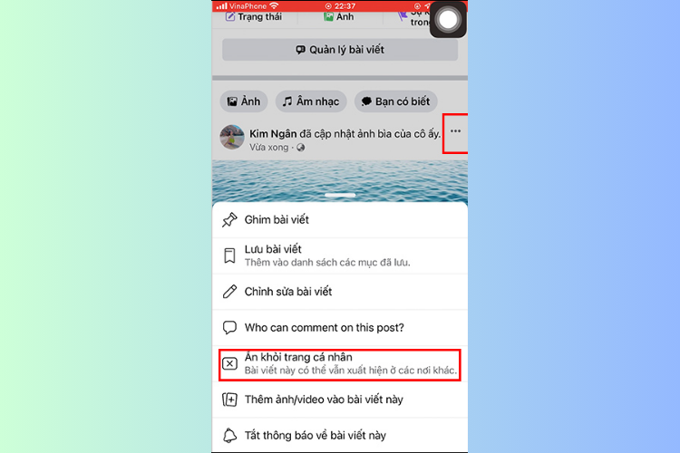 Cách đổi ảnh bìa Facebook không ai biết 7