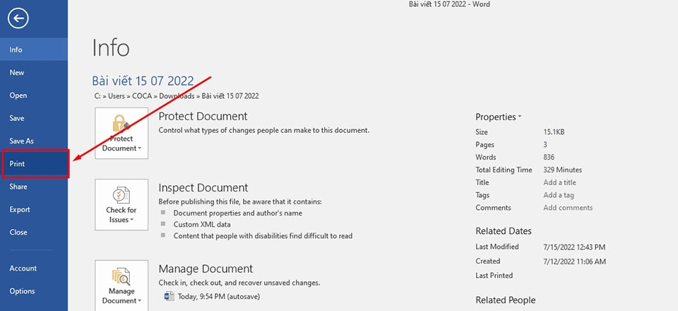 Xem trước khi in trong Word - Ảnh 02 Xem trước khi in trong Word - Ảnh 02