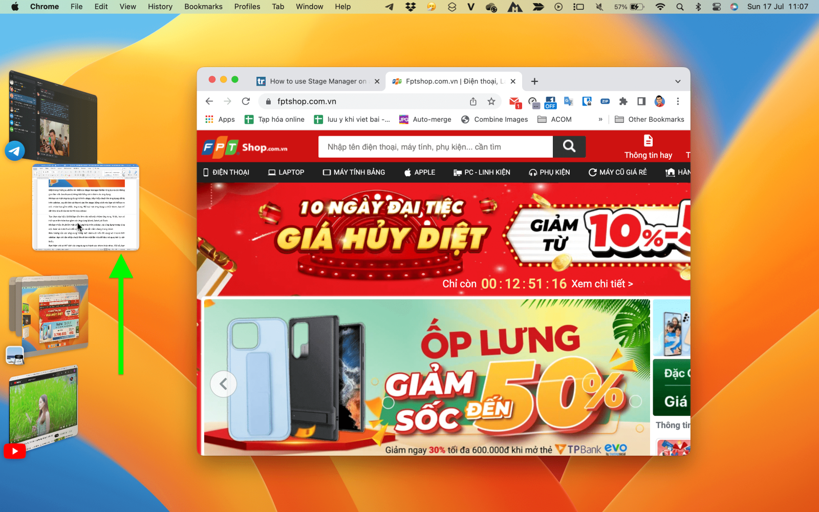 Cách bật Stage Manager trên macOS Ventura - Ảnh 10
