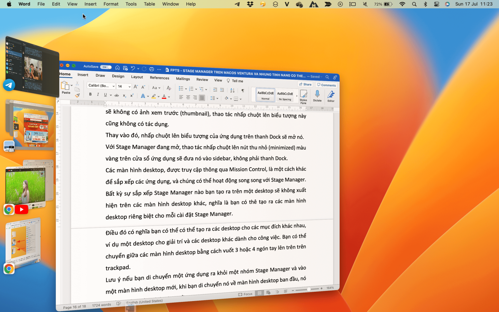 Cách bật Stage Manager trên macOS Ventura - Ảnh 16