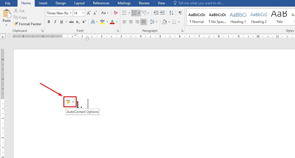 Cách tắt tự động đánh số đầu dòng trong Word - Ảnh 03