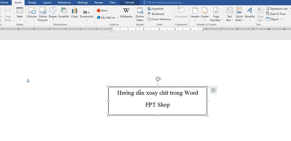 Cách xoay chữ trong Word - Ảnh 03