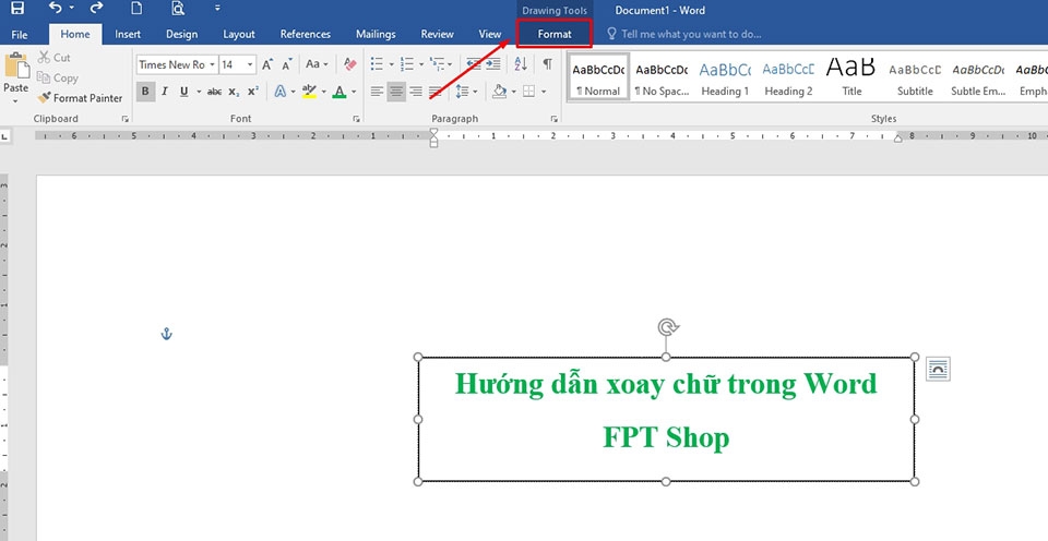 Cách xoay chữ trong Word - Ảnh 05