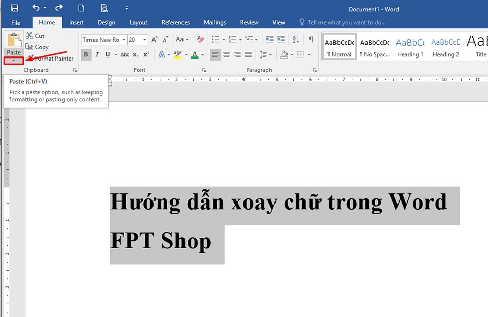 Cách xoay chữ trong Word - Ảnh 15